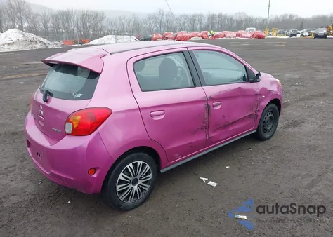 2014 Mitsubishi Mirage De z USA, uszkodzony, nr VIN ML32A3HJ1EH019088